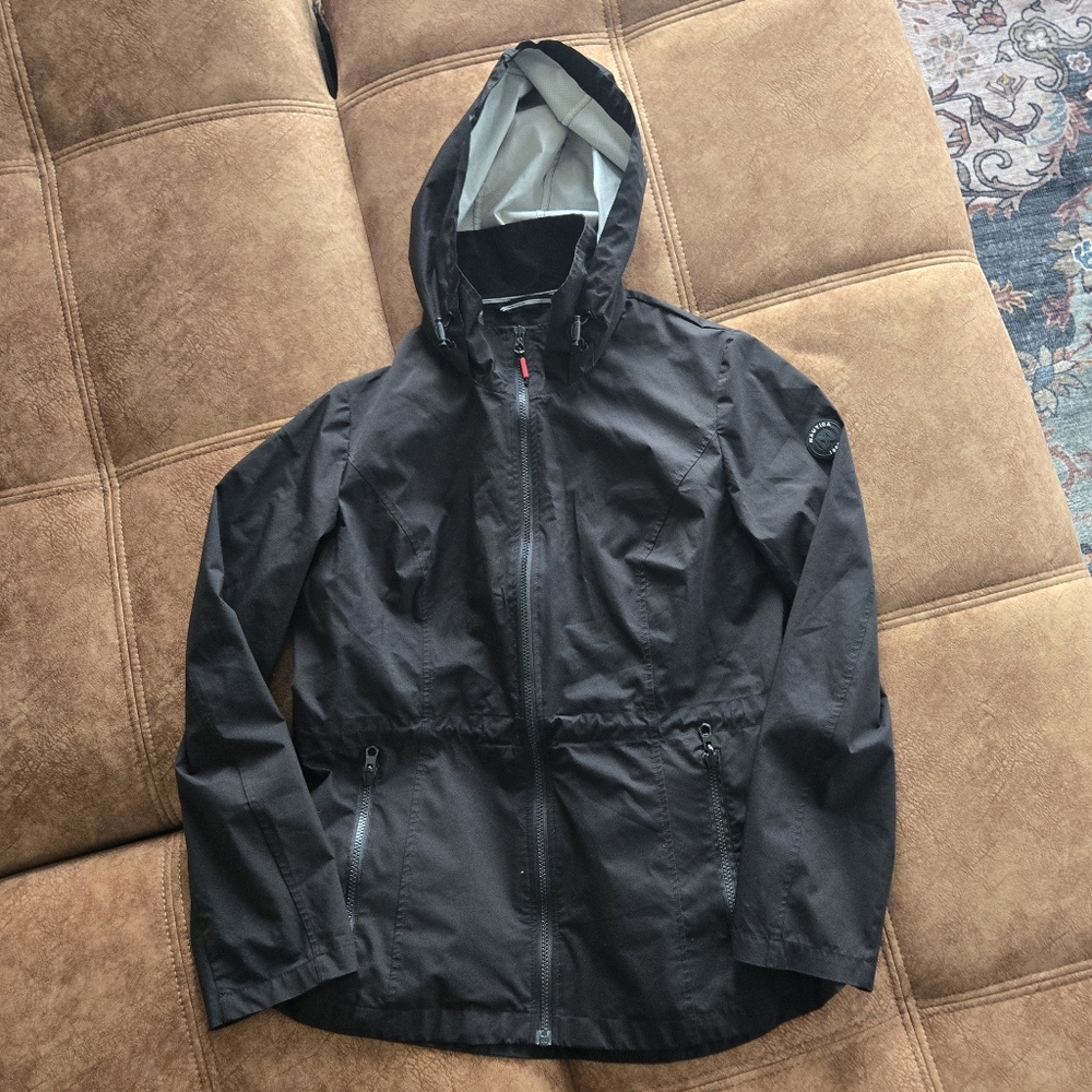 Nautica Womens Water Resistant Wind Breaker Rain Coat